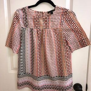 J. Crew peasant top size 2